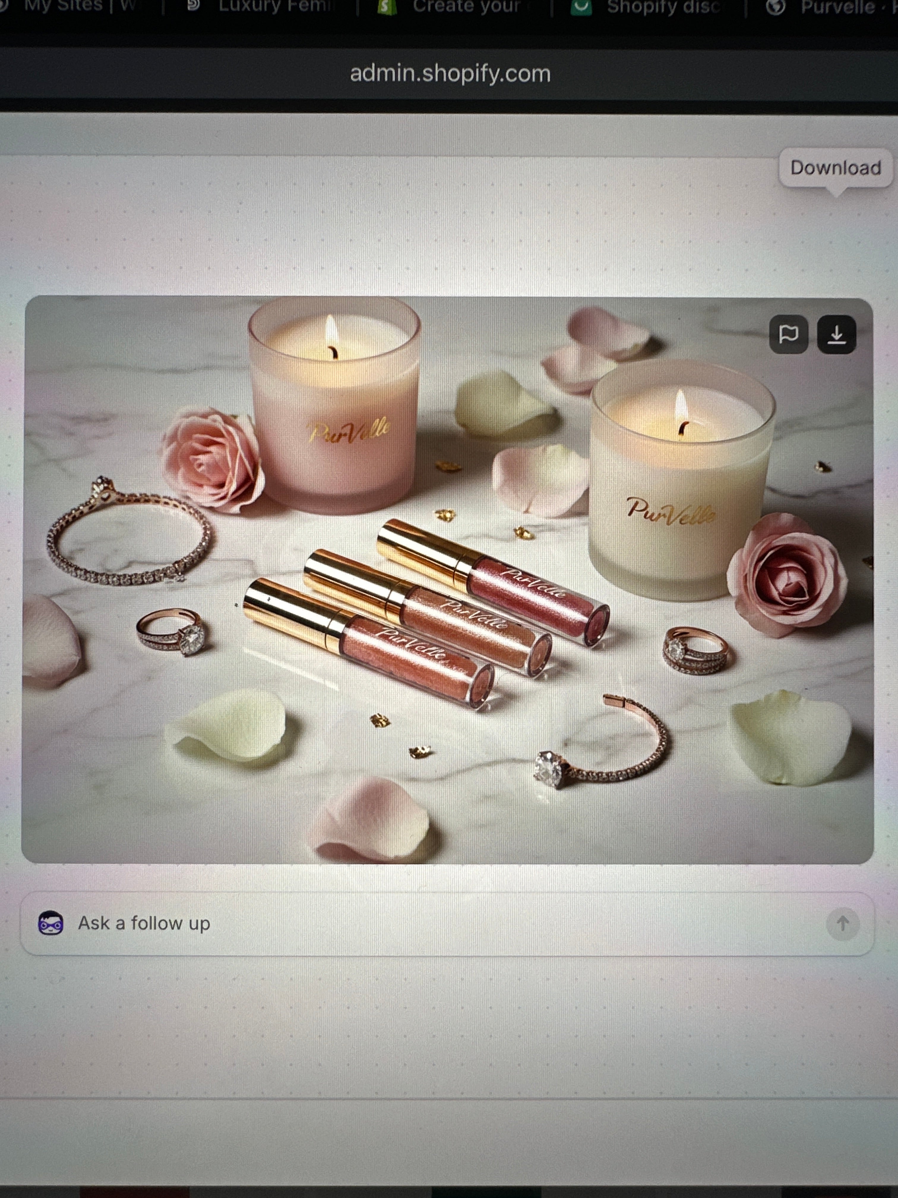 The PurVelle Luxury Scented Candle Collection
