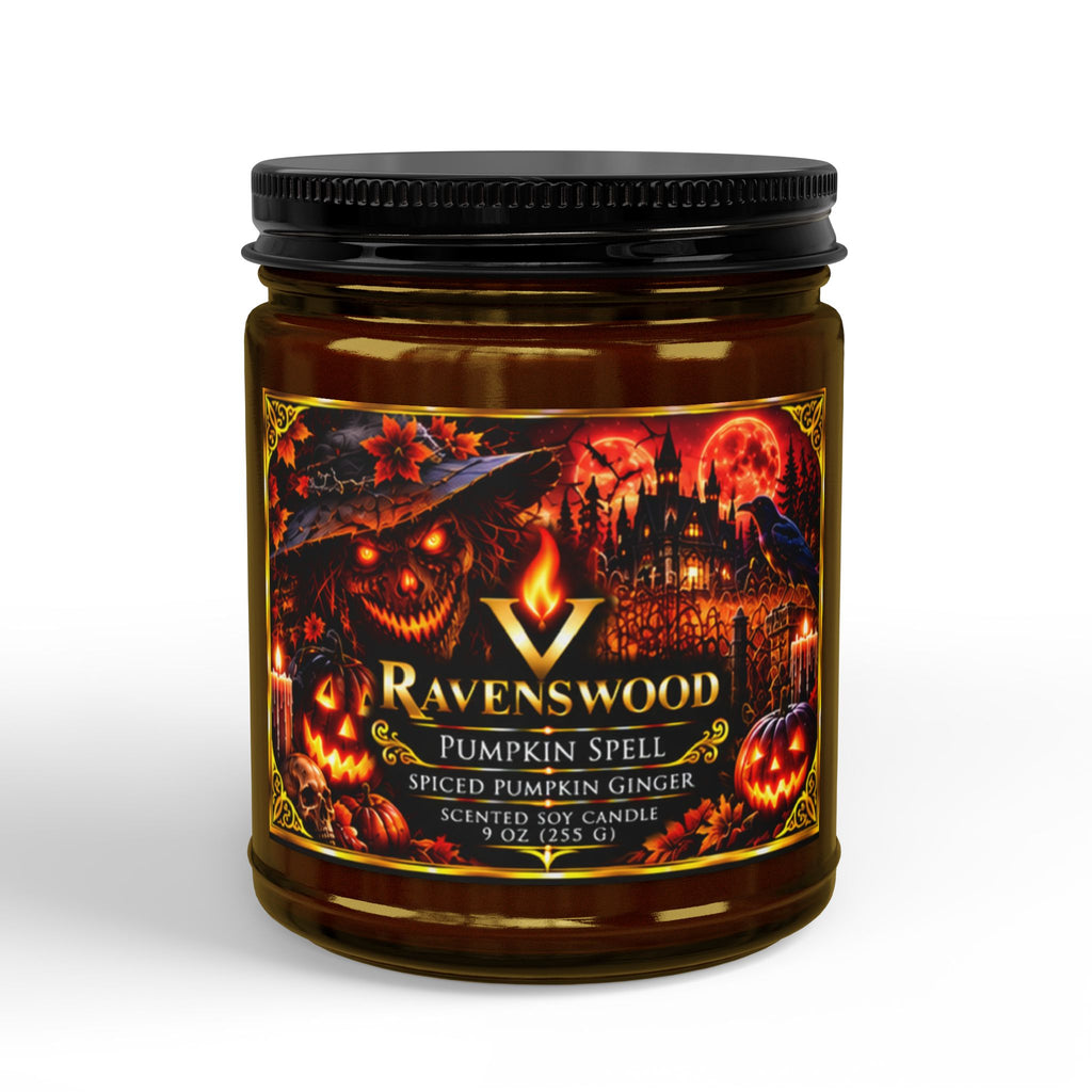PurVelle Ravenswood Pumpkin Spell Soy Candle — Pumpkin Spice Scent ( 9oz)