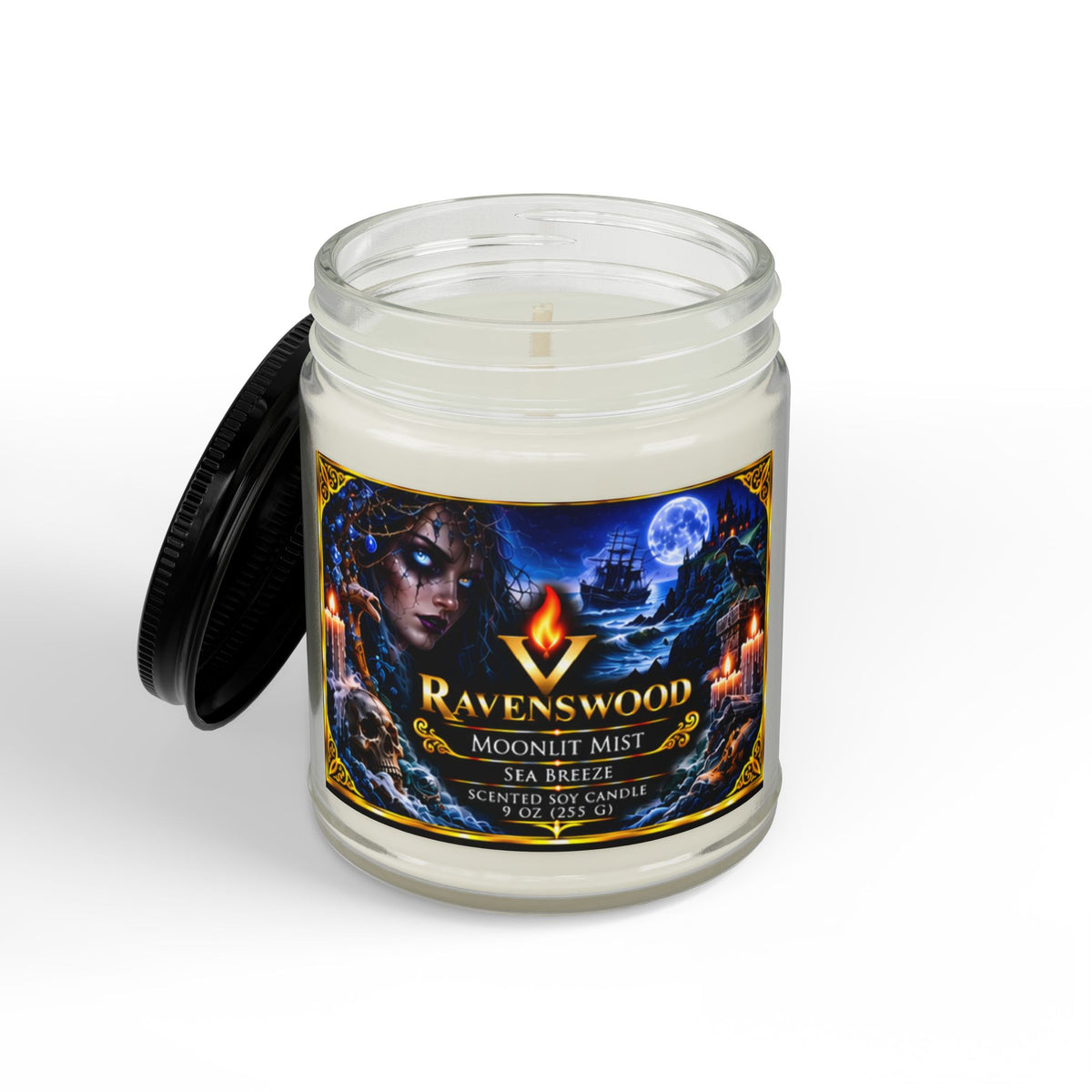 PurVelle Ravenswood Moonlit Mist Soy Candle  (9oz)
