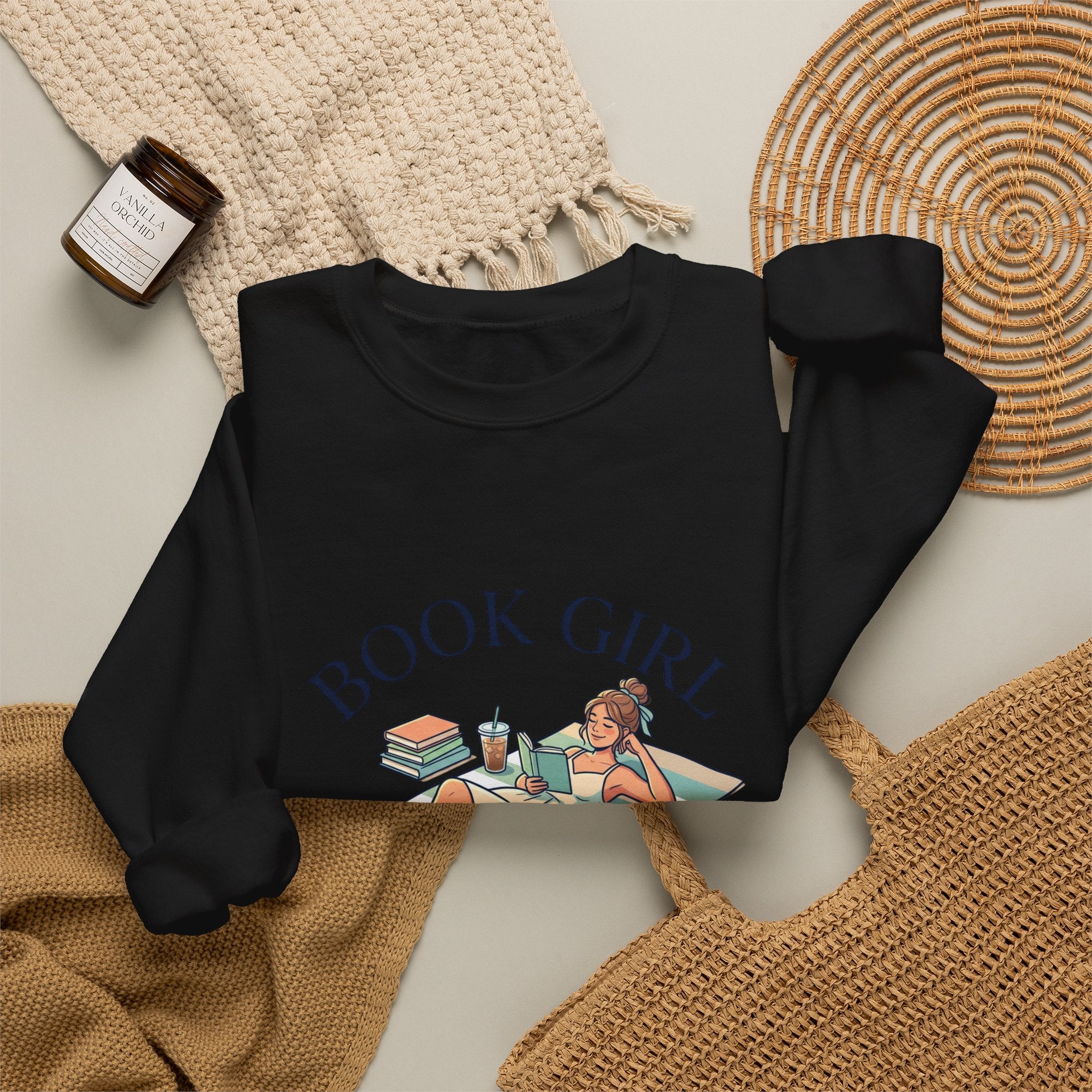 Book Girl Summer Sweatshirt | BookTok, bookish summer aesthetic