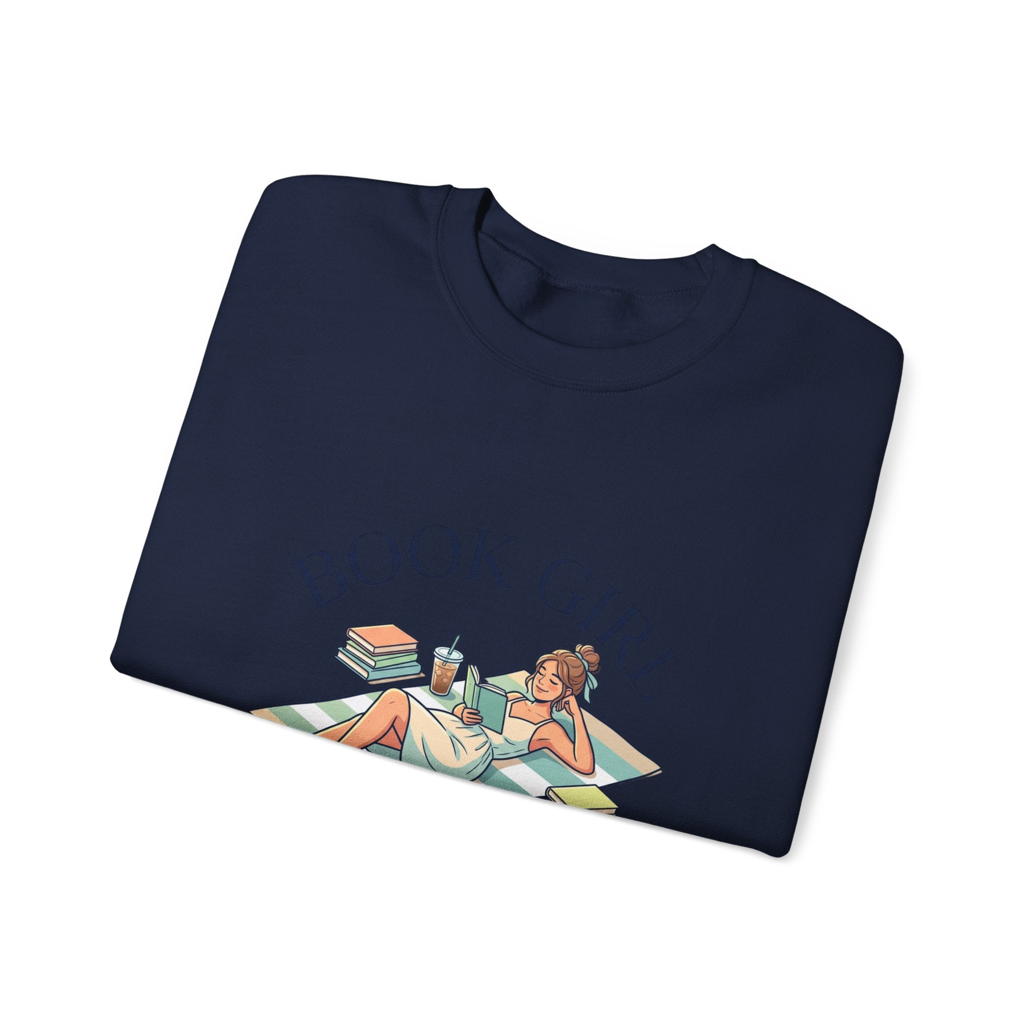 Book Girl Summer Sweatshirt | BookTok, bookish summer aesthetic