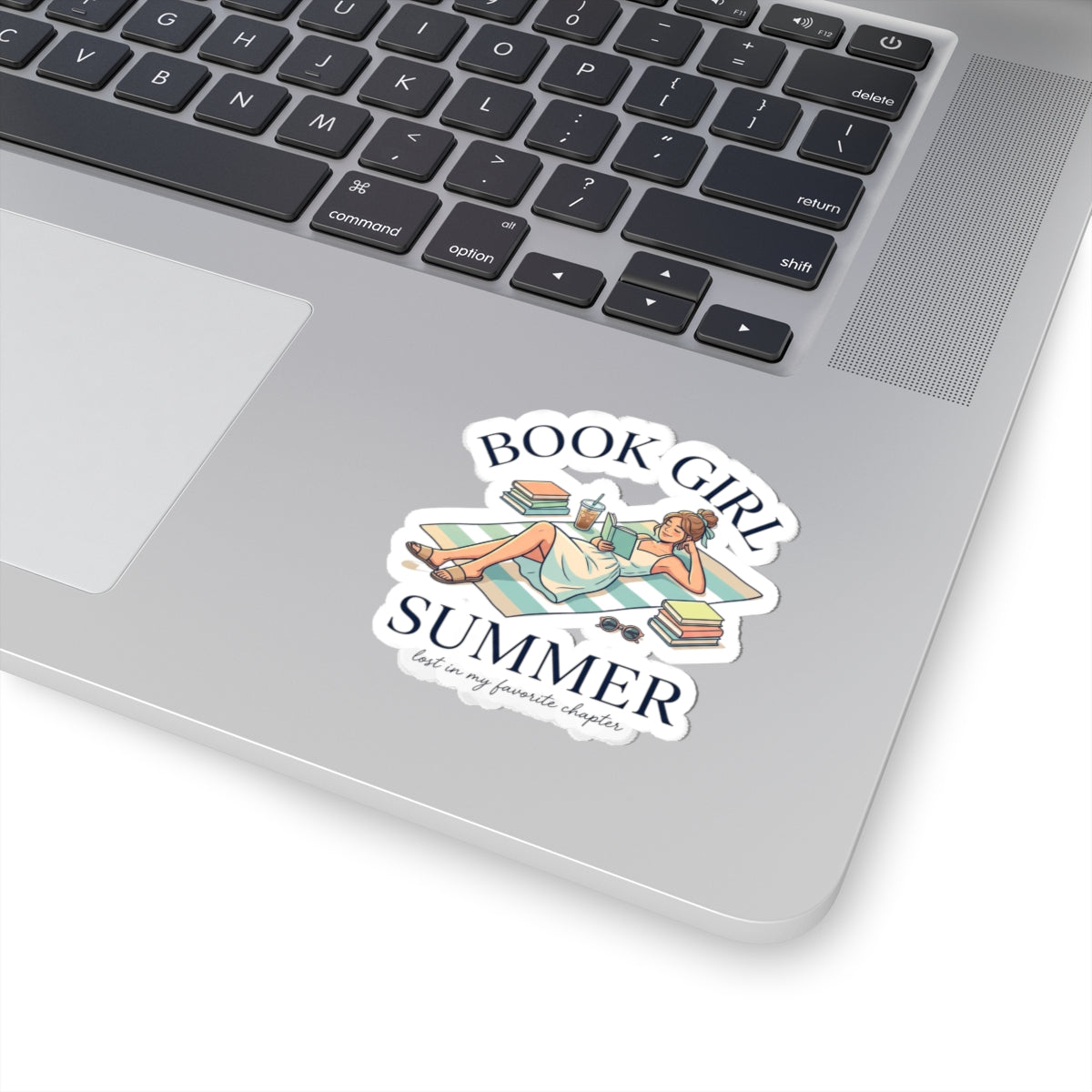 Book Girl Summer Kiss-Cut Stickers | BookTok, Beach Reads, Bookish Aesthetic