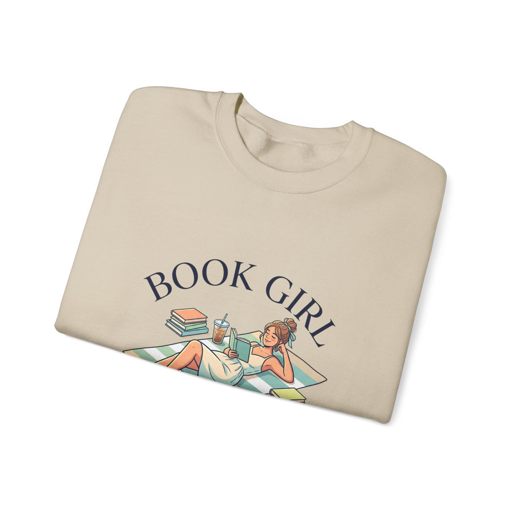 Book Girl Summer Sweatshirt | BookTok, bookish summer aesthetic