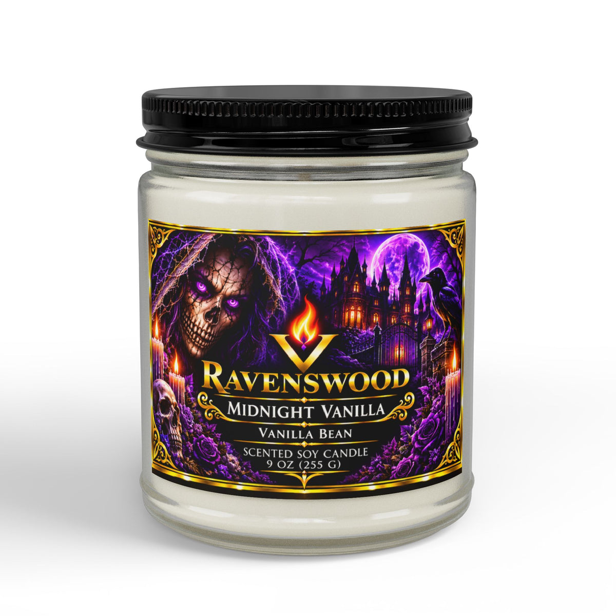 PurVelle Ravenswood Midnight Vanilla Soy Candle (9 oz)