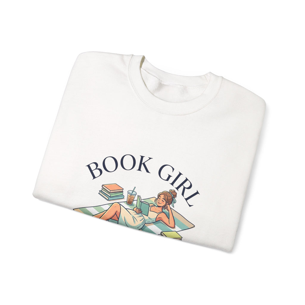 Book Girl Summer Sweatshirt | BookTok, bookish summer aesthetic
