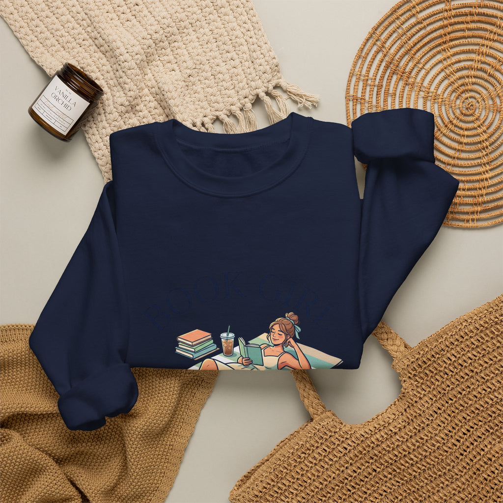 Book Girl Summer Sweatshirt | BookTok, bookish summer aesthetic