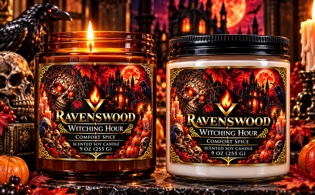 PurVelle Ravenswood Gothic Witching Hour Scented Soy Candle — (9 oz)