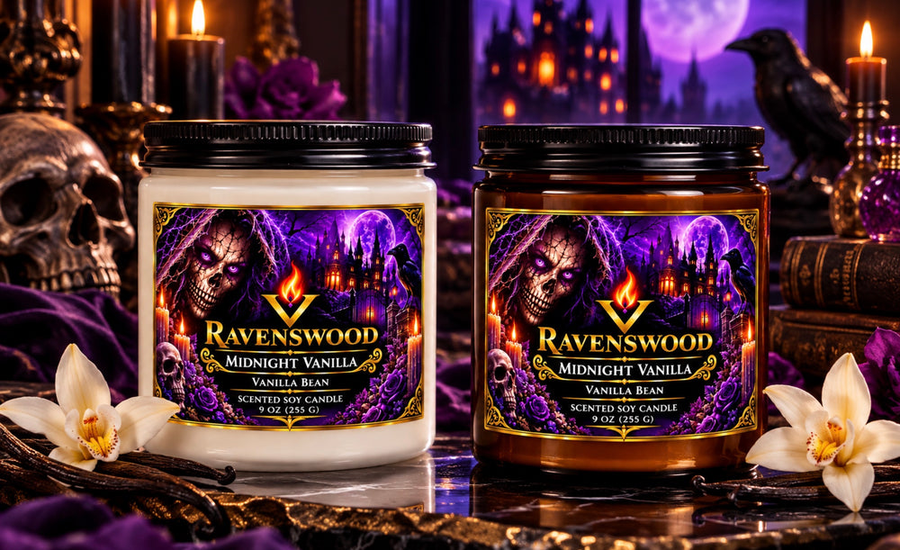 PurVelle Ravenswood Midnight Vanilla Soy Candle (9 oz)