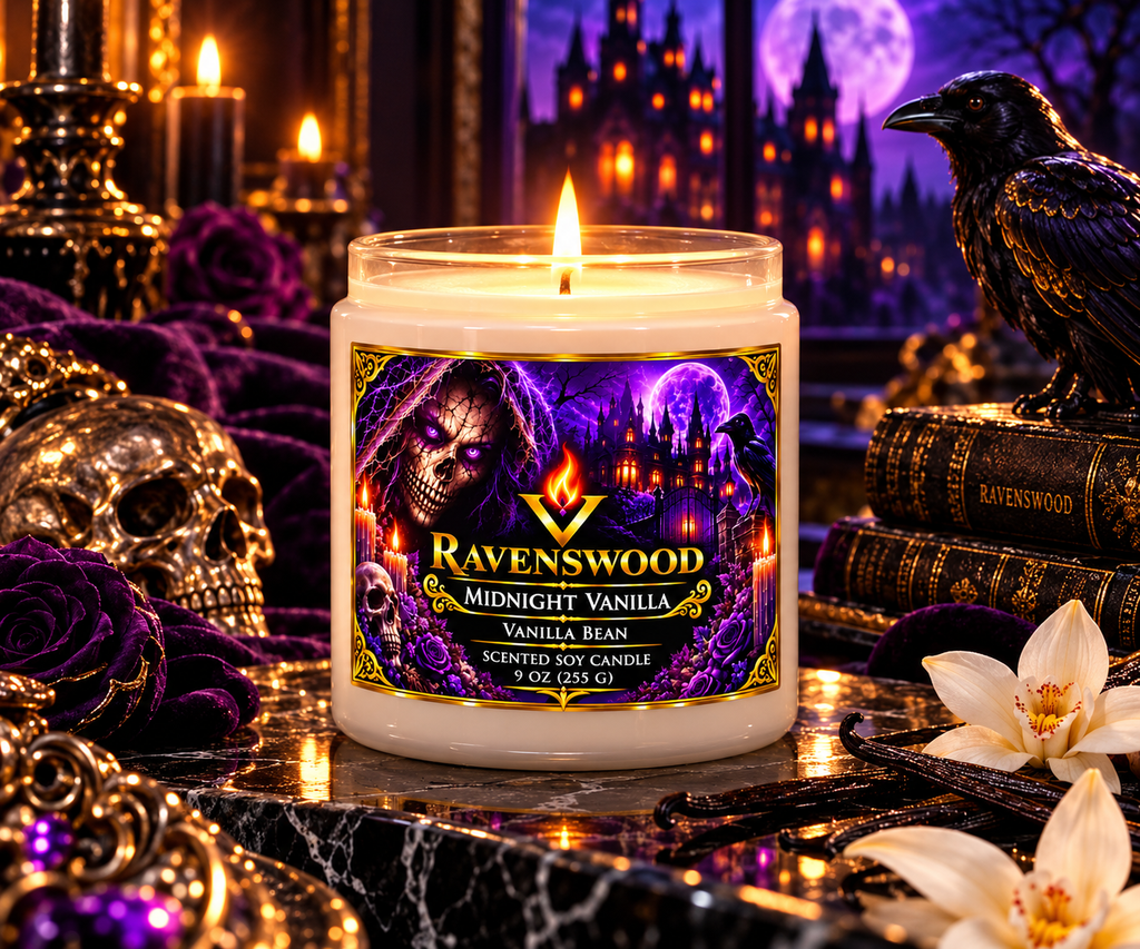PurVelle Ravenswood Midnight Vanilla Soy Candle (9 oz)