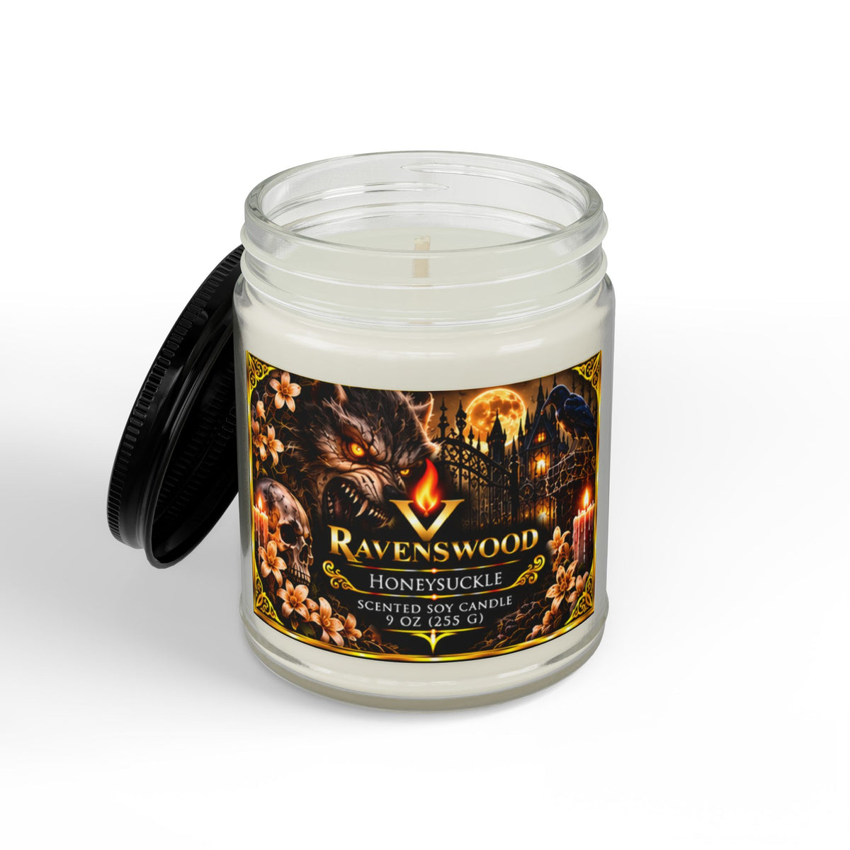 PurVelle Ravenswood Honeysuckle Soy Candle — (9oz)