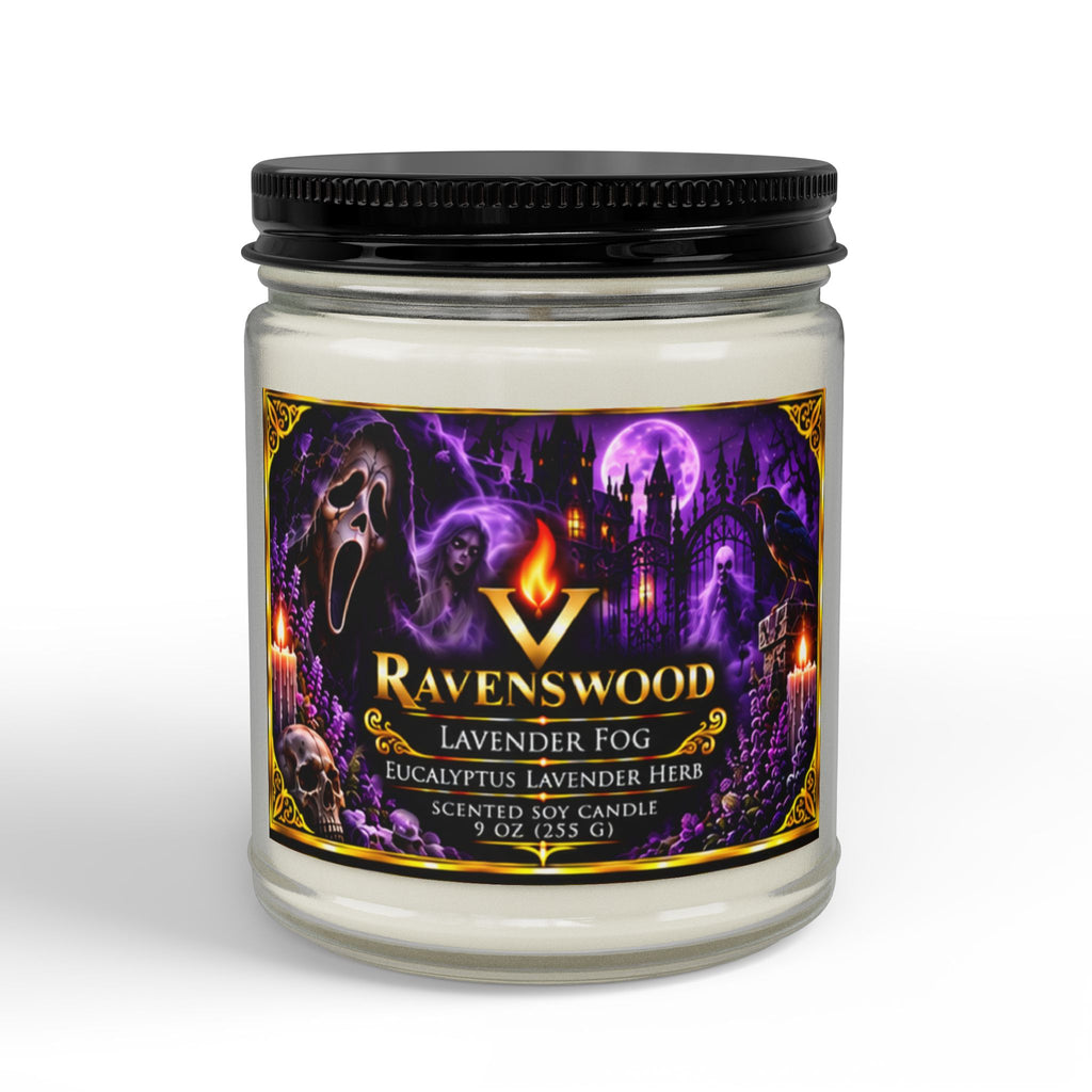 PurVelle Ravenswood Lavender Fog Soy Candle — Eucalyptus Lavender Herb (9oz)