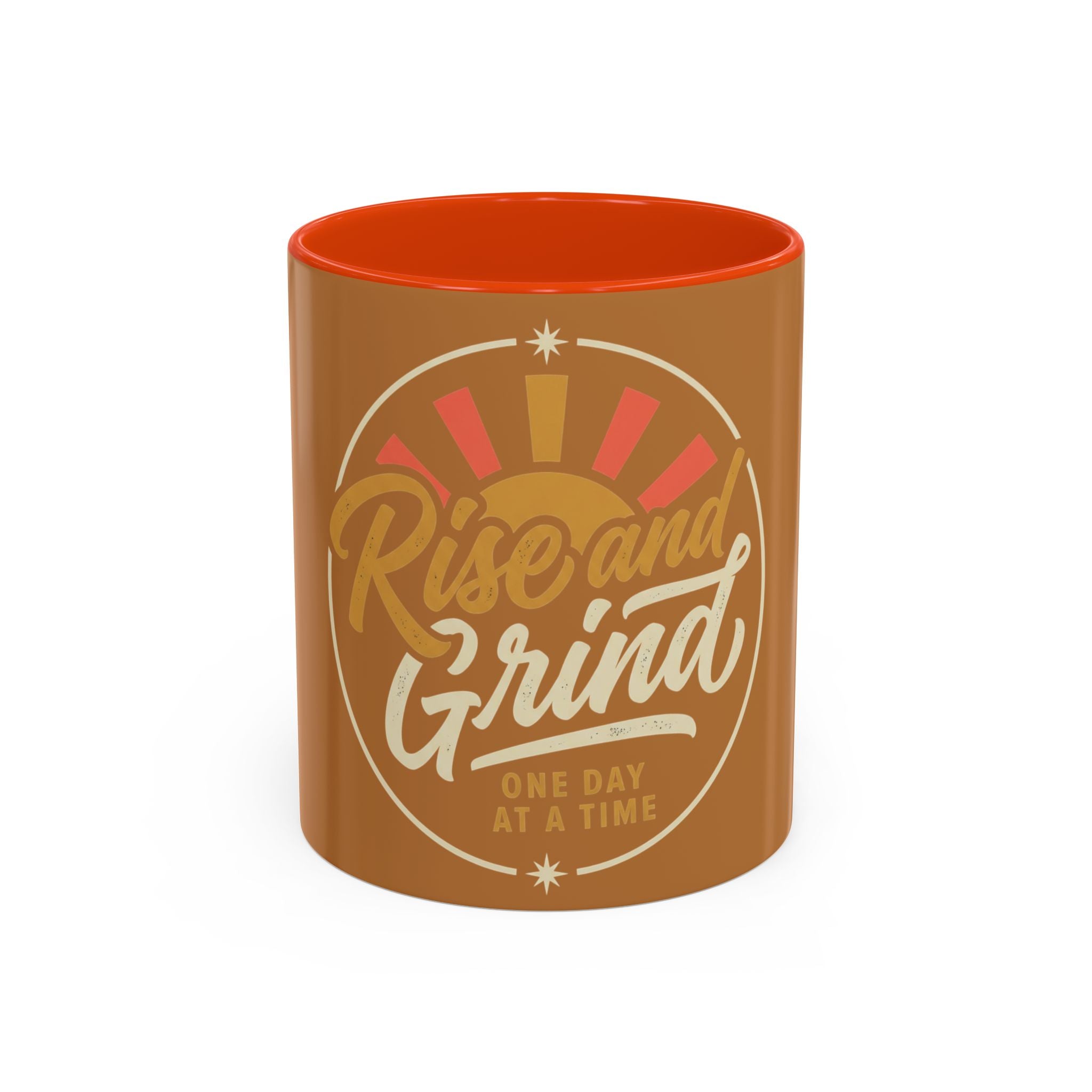 Rise and Grind Coffee Mug — Retro Morning Motivation (11oz, 15oz)