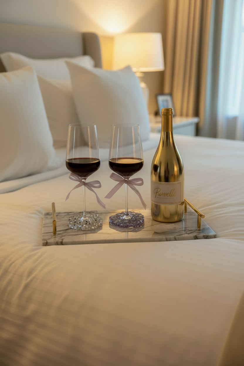 Elegant Handcrafted Wine Glasses