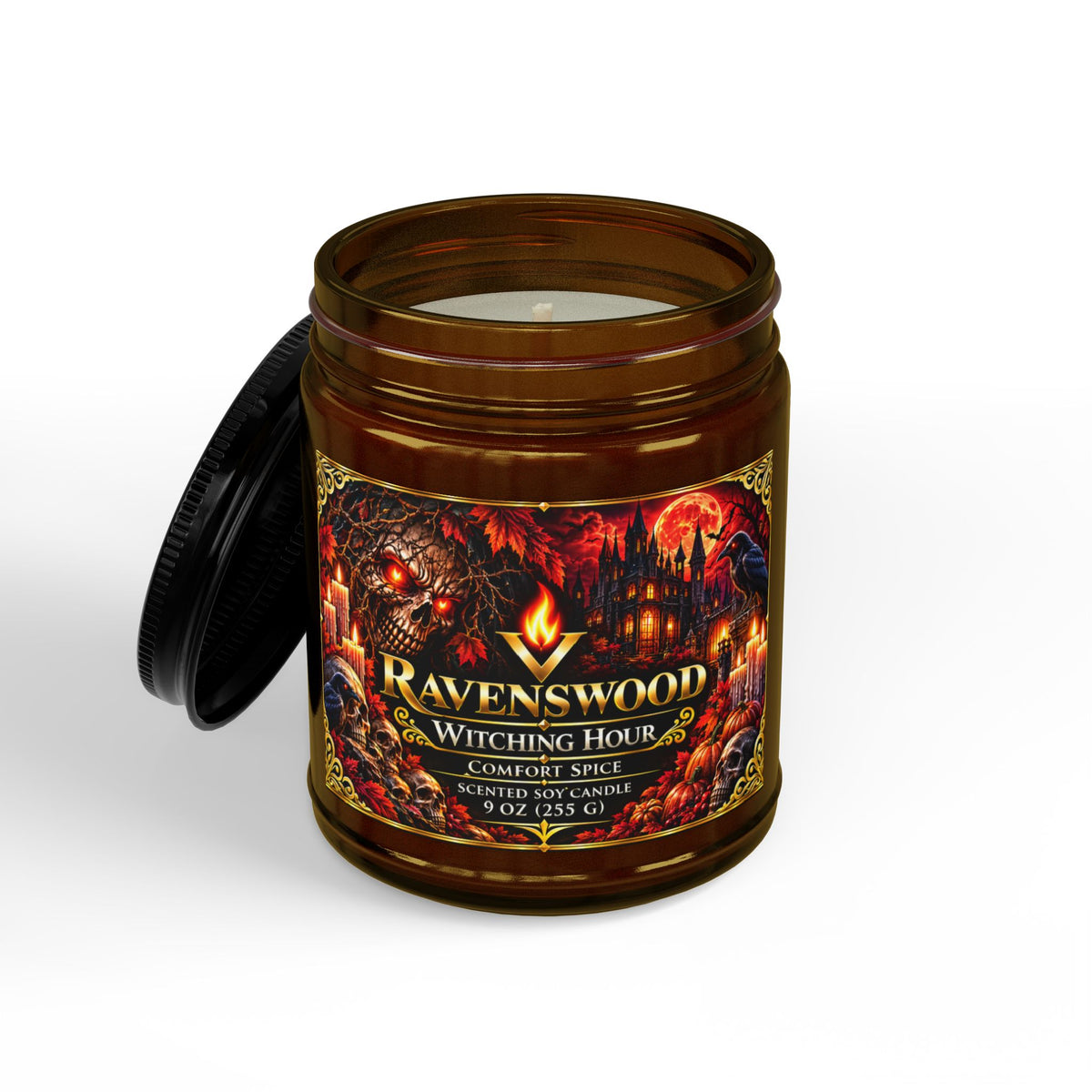 PurVelle Ravenswood Gothic Witching Hour Scented Soy Candle — (9 oz)