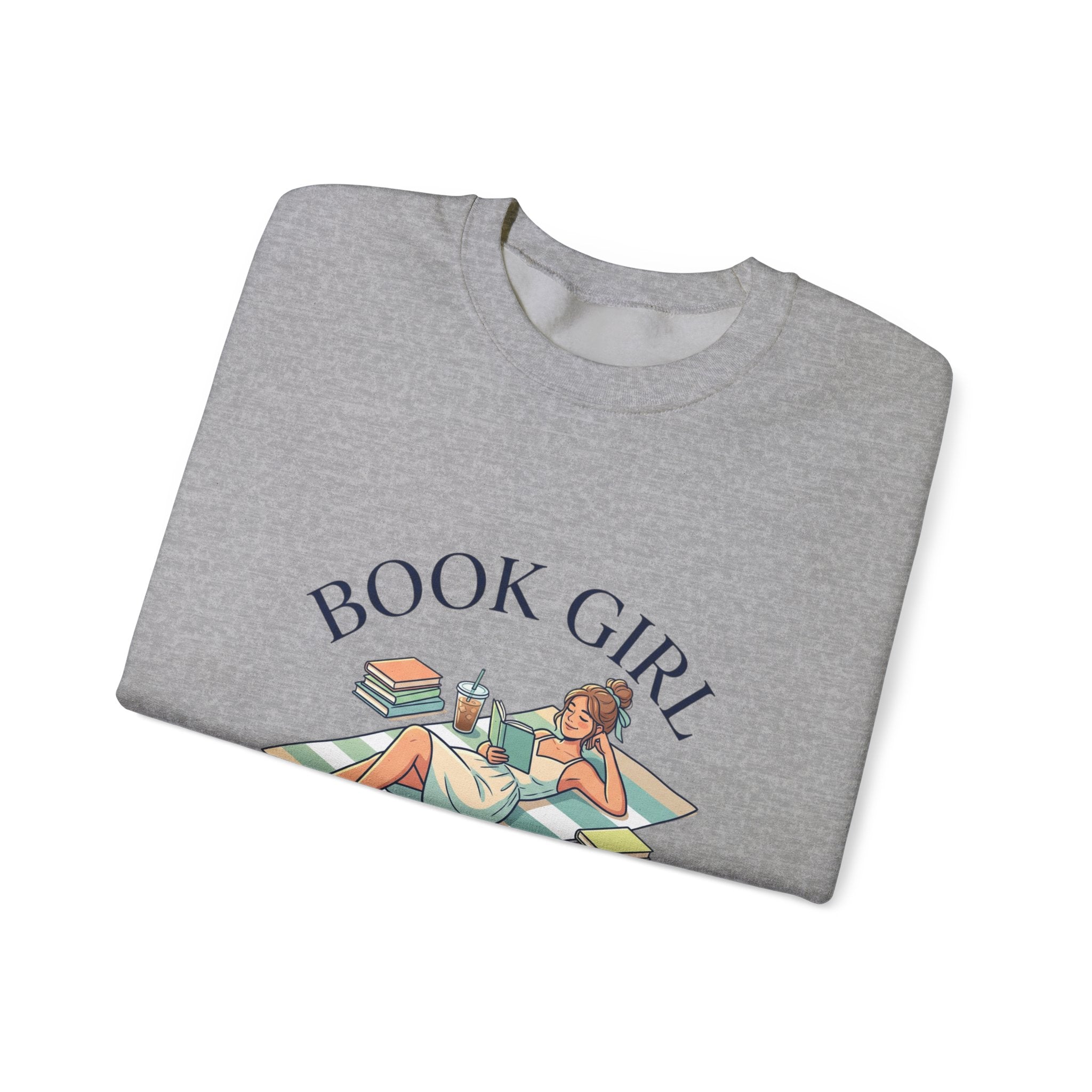 Book Girl Summer Sweatshirt | BookTok, bookish summer aesthetic