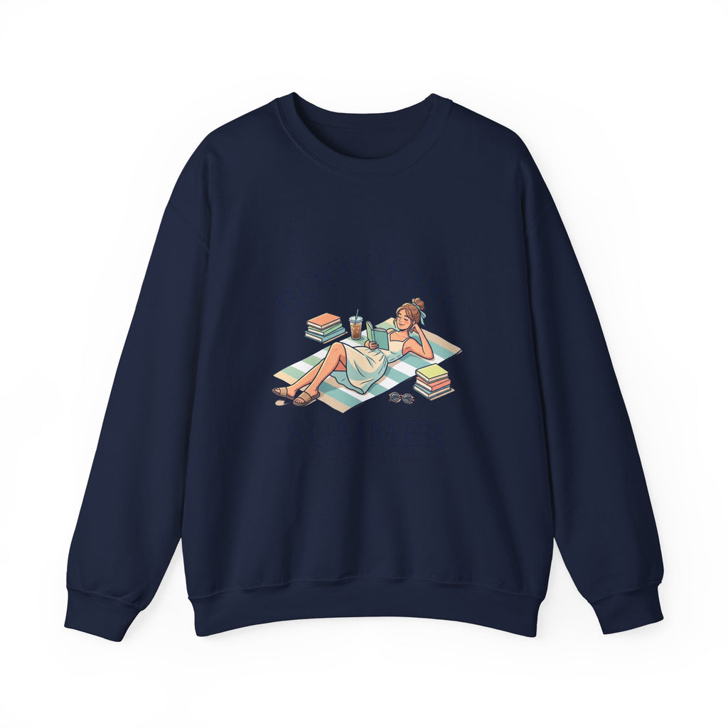 Book Girl Summer Sweatshirt | BookTok, bookish summer aesthetic