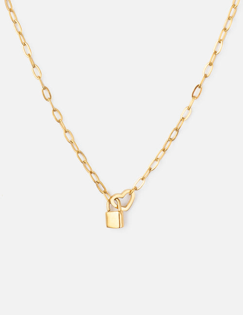 Heart Lock Necklace