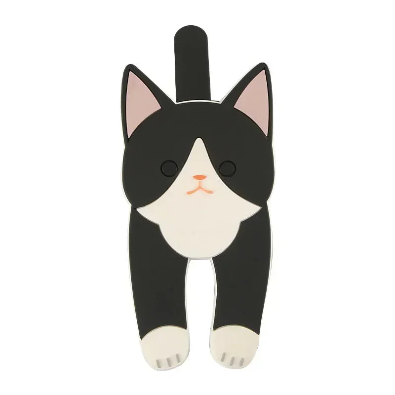 Kawaii Cat Fridge Magnet Key Holder Hanger Hook Refrigerator Magnetic Photo Message Sticker Note Stick Home Kitchen Decoration