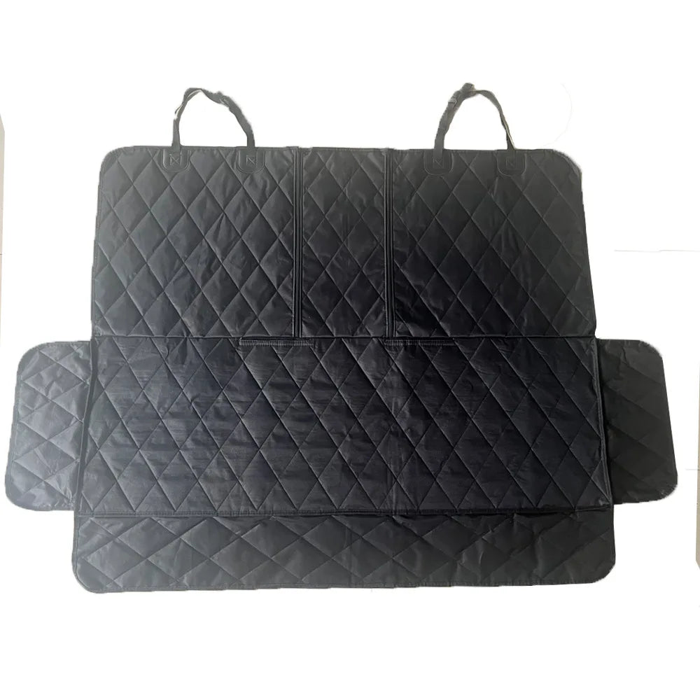 Dog Car Seat Cover for Cars Trucks SUVs  and Other Universal Pet Rear Seat Covers Specifically for Pets