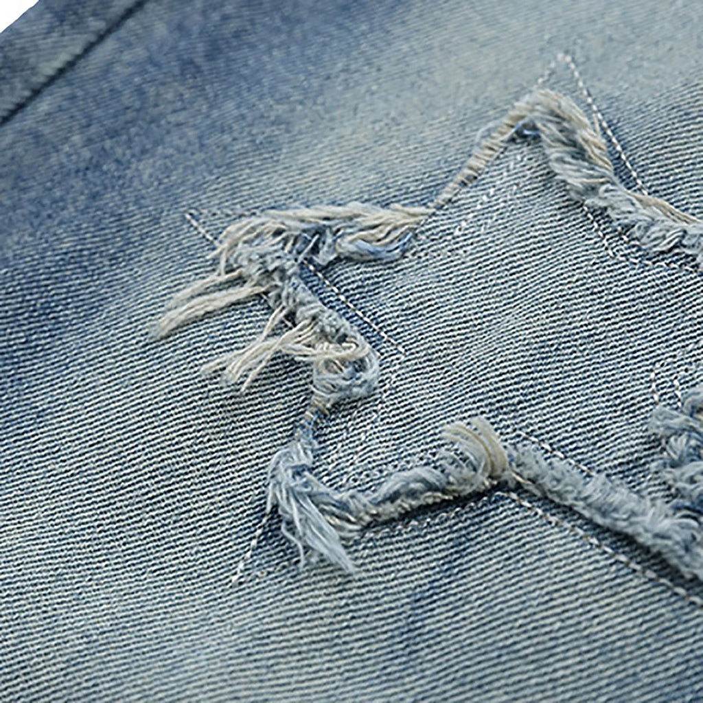 Kids Girls High Street Jeans Elastic Waist Baggy Denim Wide Leg Pants Trousers Fashion Oversize Star Embroidery Sports Pants